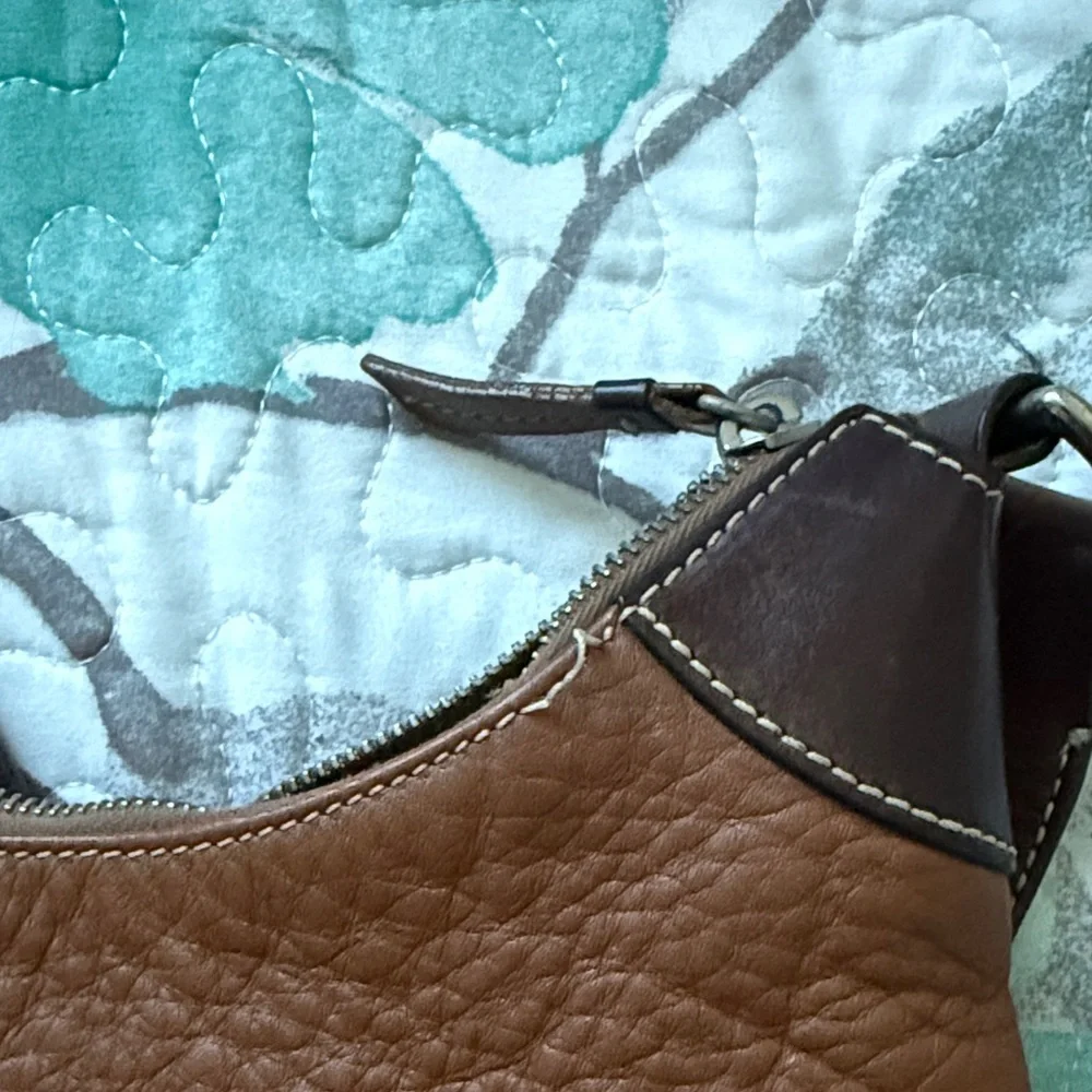Dooney & Bourke Brown Leather Hobo Bag